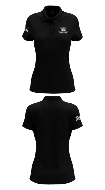 Weber State University Golf 27830291 Women's Short Sleeve Performance Polo  - 36