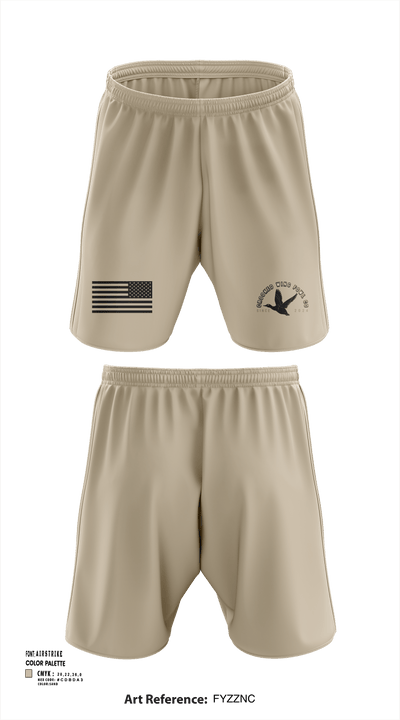 Crooked Wing Fowl Co. 60140412 Athletic Shorts With Pockets - 103 (1)