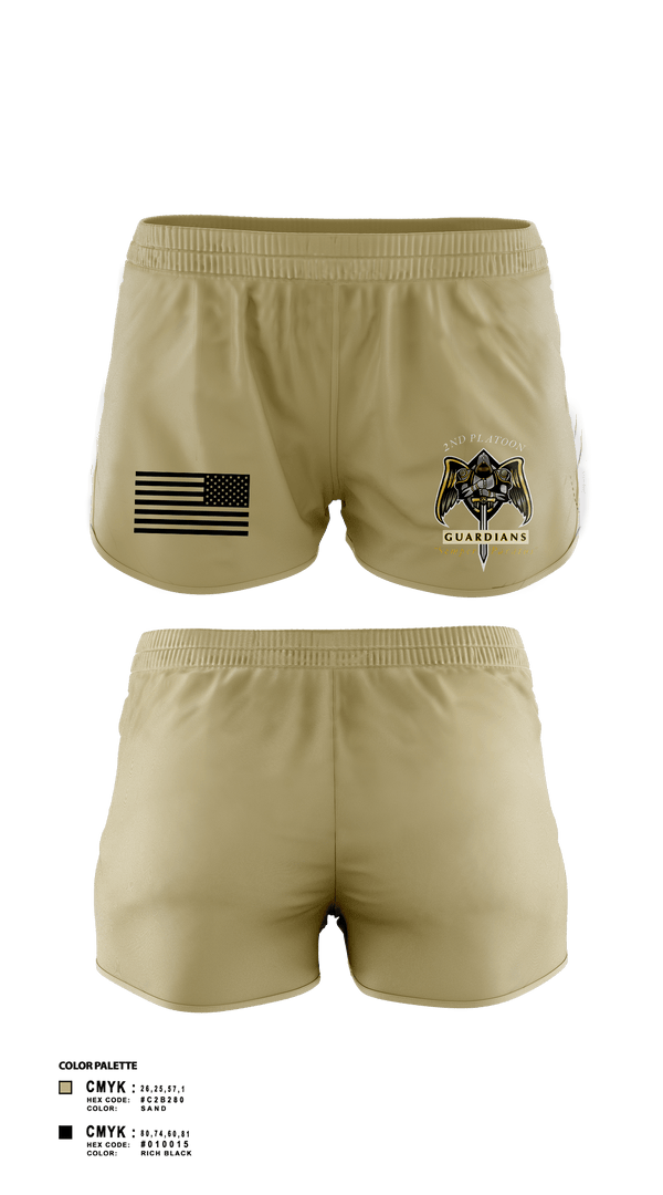 Women's Shorts, 2/108th Guardians, Army, Teamtime, Team time, sublimation, custom sports apparel, team uniforms, spirit wear, spiritwear, sports uniforms, custom shirts, team store, custom team store, fundraiser sports, apparel fundraiser