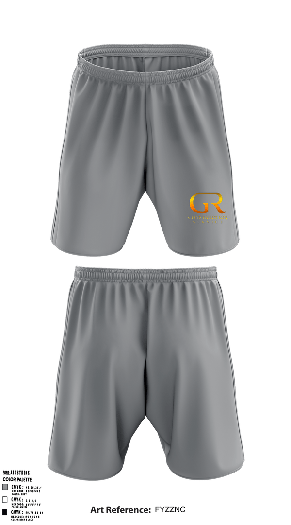 Athletic Shorts With Pockets, GR CONSTRUCTION SERVICE, , Teamtime, Team time, sublimation, custom sports apparel, team uniforms, spirit wear, spiritwear, sports uniforms, custom shirts, team store, custom team store, fundraiser sports, apparel fundraiser
