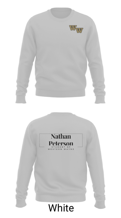 Student of Western Wayne 38503049 Crew Neck Sweatshirt - 2