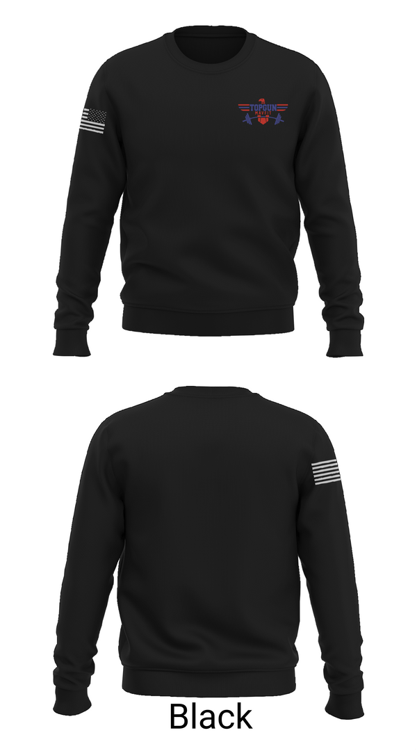 Crew Neck Sweatshirt, Top Gun, Spirit Store, Teamtime, Team time, sublimation, custom sports apparel, team uniforms, spirit wear, spiritwear, sports uniforms, custom shirts, team store, custom team store, fundraiser sports, apparel fundraiser