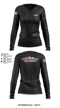 USS Colorado 62419768 Women's Long Sleeve V-neck Shirt - 9