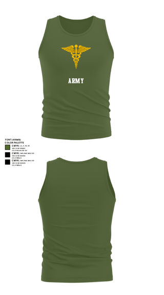 Tank Top, Physical Therapy, Army, Teamtime, Team time, sublimation, custom sports apparel, team uniforms, spirit wear, spiritwear, sports uniforms, custom shirts, team store, custom team store, fundraiser sports, apparel fundraiser