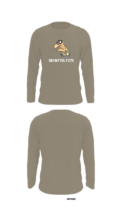 GrumpyOLVets 73193400 Long Sleeve Performance Shirt - 72