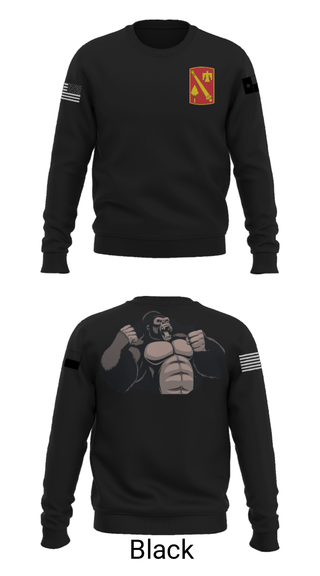 Crew Neck Sweatshirt, A Battery, 4-133 FAR-AMMO, National Guard, Teamtime, Team time, sublimation, custom sports apparel, team uniforms, spirit wear, spiritwear, sports uniforms, custom shirts, team store, custom team store, fundraiser sports, apparel fundraiser