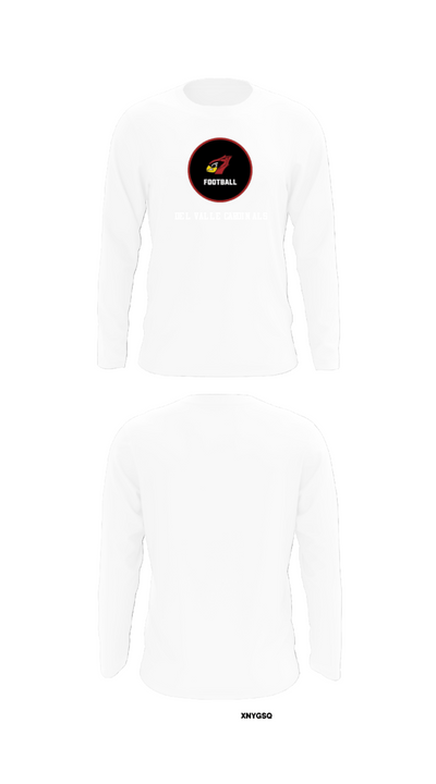 Del valle cardinals 56300531 Long Sleeve Performance Shirt - 8