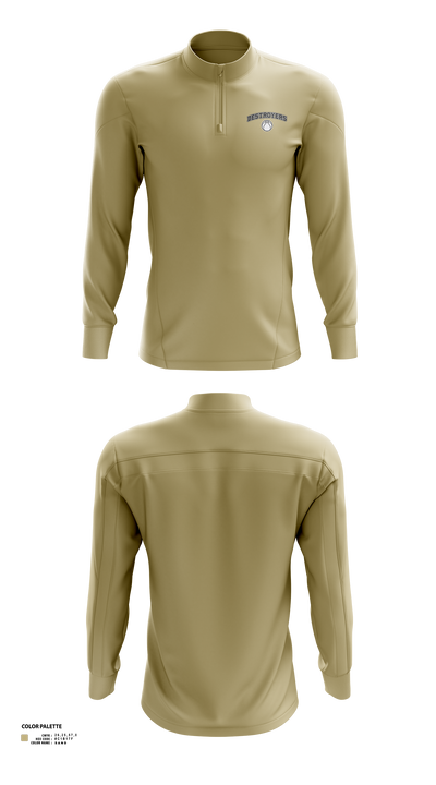 Destroyers 72679654 Quarter Zip Jacket - 1