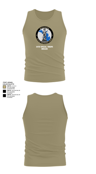 Tank Top, 24th Special Troops Brigade, National Guard, Teamtime, Team time, sublimation, custom sports apparel, team uniforms, spirit wear, spiritwear, sports uniforms, custom shirts, team store, custom team store, fundraiser sports, apparel fundraiser