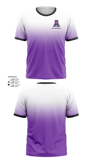 Short Sleeve Performance Shirt, Arcola Senior High School Basketball, Men's Basketball, Teamtime, Team time, sublimation, custom sports apparel, team uniforms, spirit wear, spiritwear, sports uniforms, custom shirts, team store, custom team store, fundraiser sports, apparel fundraiser