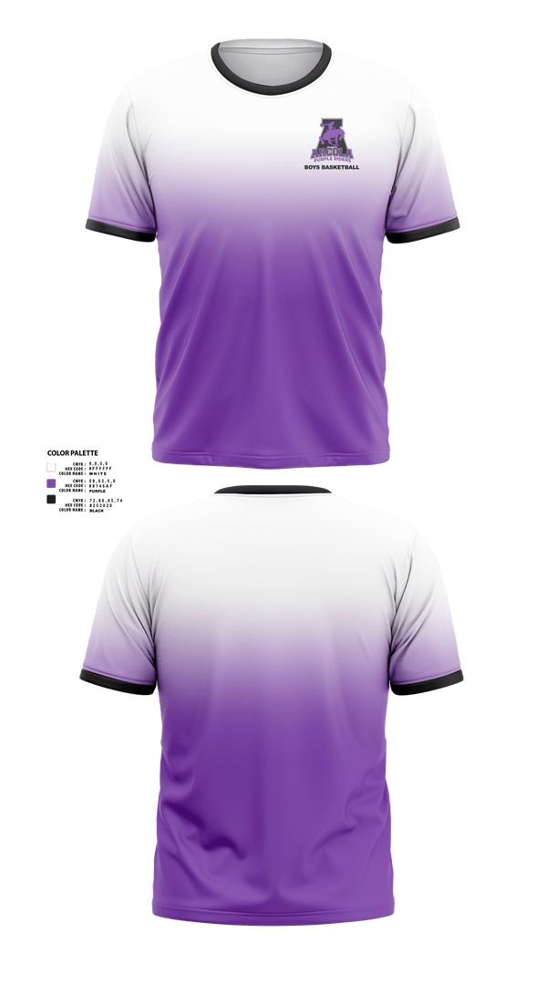 Short Sleeve Performance Shirt, Arcola Senior High School Basketball, Men's Basketball, Teamtime, Team time, sublimation, custom sports apparel, team uniforms, spirit wear, spiritwear, sports uniforms, custom shirts, team store, custom team store, fundraiser sports, apparel fundraiser
