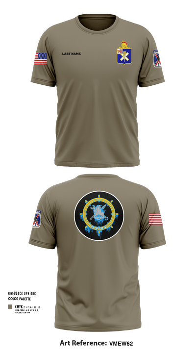 Ice Company, 1-32 Infantry 87671001 Short Sleeve Performance Shirt - 11