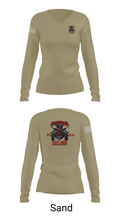 1st Cav 3rd BEB ACO “Outlaw” 26050873 Women's Long Sleeve V-neck Shirt - 97