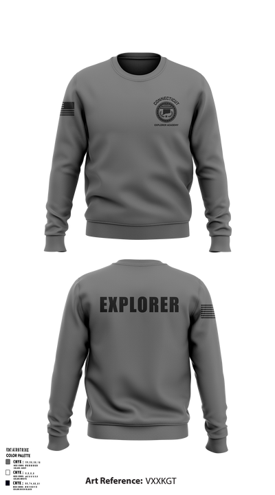 Waterbury Police Explorers 95756336 Crew Neck Sweatshirt - 41