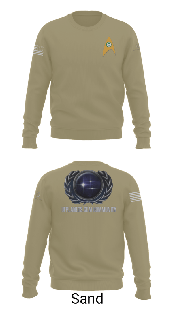 Crew Neck Sweatshirt, UFP, Air Force, Teamtime, Team time, sublimation, custom sports apparel, team uniforms, spirit wear, spiritwear, sports uniforms, custom shirts, team store, custom team store, fundraiser sports, apparel fundraiser