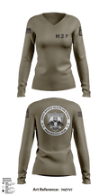 2BCT H2F 96509801 Women's Long Sleeve V-neck Shirt - 10