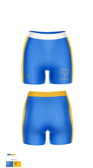 Women's Compression Shorts, Lake Quinault High School Volleyball, Women's Volleyball, Teamtime, Team time, sublimation, custom sports apparel, team uniforms, spirit wear, spiritwear, sports uniforms, custom shirts, team store, custom team store, fundraiser sports, apparel fundraiser