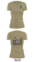 11th ABN DIV WO 32210325 Women's Short Sleeve V-neck Shirt - 88
