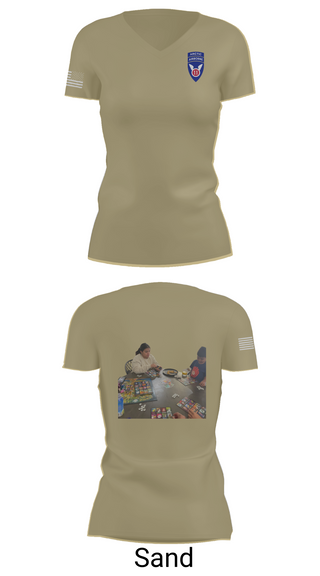 Womens Short Sleeve Vneck Shirt, 11th ABN DIV WO, , Teamtime, Team time, sublimation, custom sports apparel, team uniforms, spirit wear, spiritwear, sports uniforms, custom shirts, team store, custom team store, fundraiser sports, apparel fundraiser