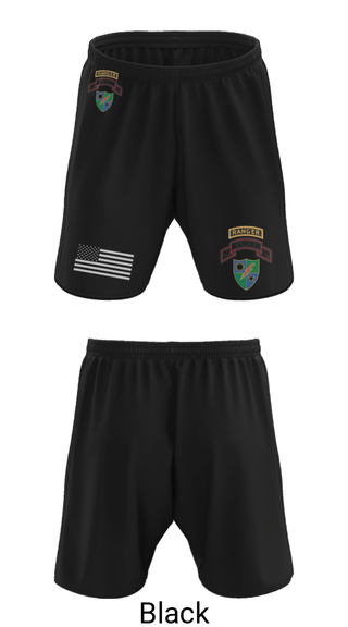 Athletic Shorts With Pockets, 2nd Battalion 75th Ranger Regiment, , Teamtime, Team time, sublimation, custom sports apparel, team uniforms, spirit wear, spiritwear, sports uniforms, custom shirts, team store, custom team store, fundraiser sports, apparel fundraiser