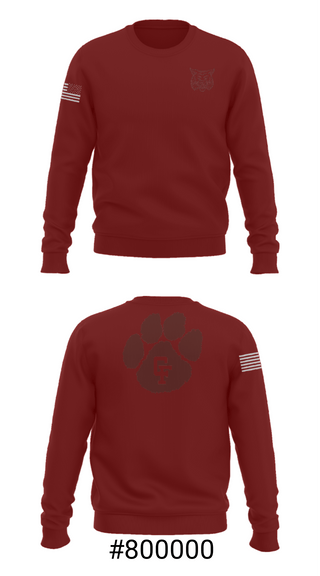 Crew Neck Sweatshirt, Cy-Fair High School Track, Track & Field, Teamtime, Team time, sublimation, custom sports apparel, team uniforms, spirit wear, spiritwear, sports uniforms, custom shirts, team store, custom team store, fundraiser sports, apparel fundraiser