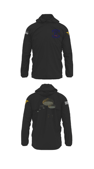 Windbreaker, 173rd Airborne Division, Army, Teamtime, Team time, sublimation, custom sports apparel, team uniforms, spirit wear, spiritwear, sports uniforms, custom shirts, team store, custom team store, fundraiser sports, apparel fundraiser