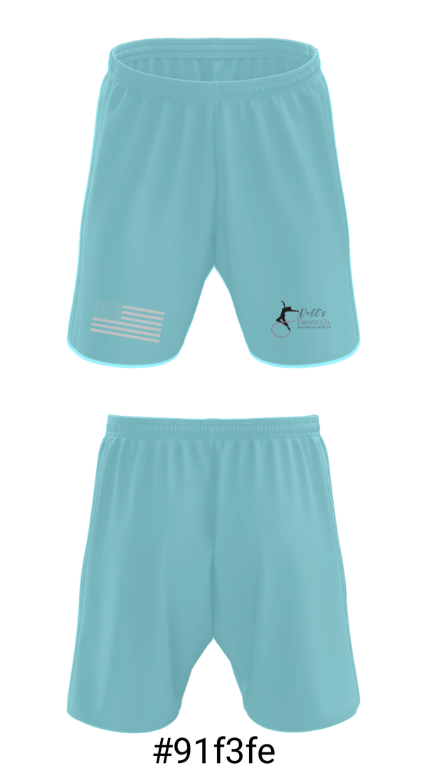 Athletic Shorts With Pockets, Doll’s Dance Co., , Teamtime, Team time, sublimation, custom sports apparel, team uniforms, spirit wear, spiritwear, sports uniforms, custom shirts, team store, custom team store, fundraiser sports, apparel fundraiser