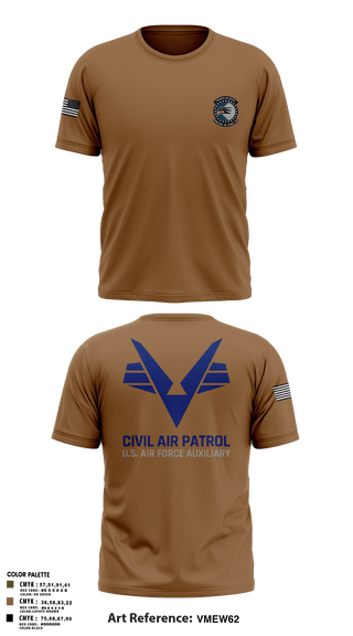 Short Sleeve Performance Shirt, Sunlake High School Cadet Squadron, Air Force, Teamtime, Team time, sublimation, custom sports apparel, team uniforms, spirit wear, spiritwear, sports uniforms, custom shirts, team store, custom team store, fundraiser sports, apparel fundraiser