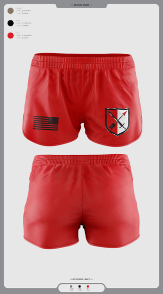 Womens Shorts, 31st Chemical Brigade, Army, Teamtime, Team time, sublimation, custom sports apparel, team uniforms, spirit wear, spiritwear, sports uniforms, custom shirts, team store, custom team store, fundraiser sports, apparel fundraiser
