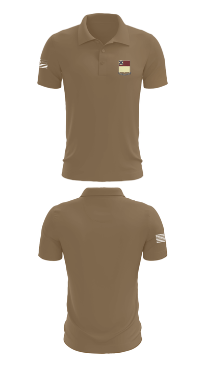 HHD 166th Regiment 4853273 Short Sleeve Performance Polo - 7