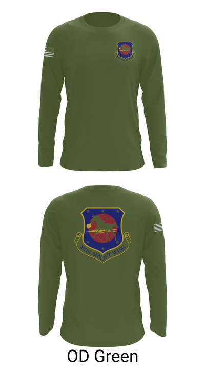 167th air wing 60974833 Long Sleeve Performance Shirt 46