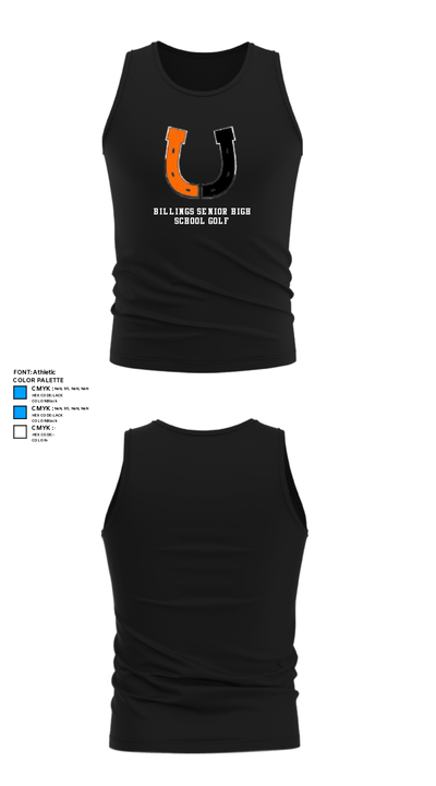 Billings Senior High School Golf 93311760 Tank Top - 32