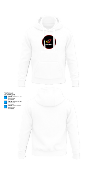 Hoodie, Del valle cardinals, Football, Teamtime, Team time, sublimation, custom sports apparel, team uniforms, spirit wear, spiritwear, sports uniforms, custom shirts, team store, custom team store, fundraiser sports, apparel fundraiser
