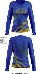 Finland Vikings 52026252 Women's Long Sleeve V-neck Shirt - 1