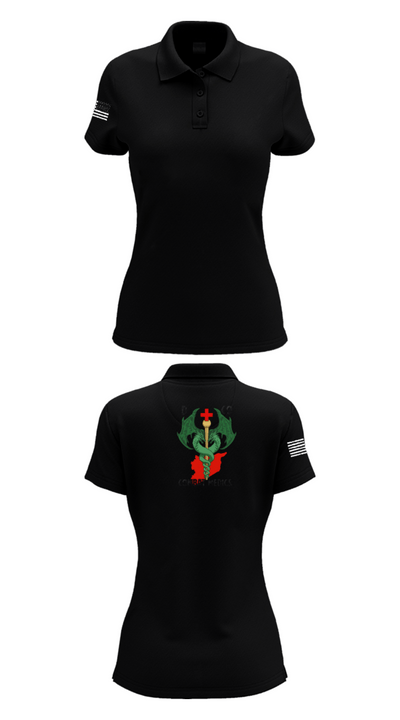 D-co 1-114th 40001496 Women's Short Sleeve Performance Polo  - 35