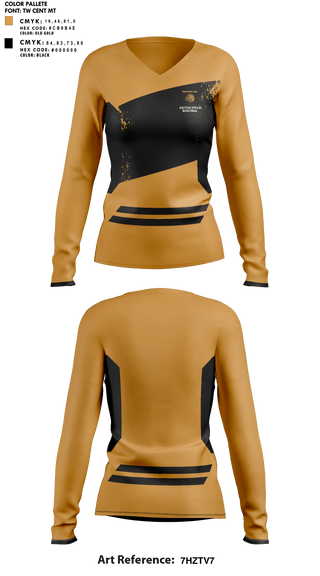 Womens Long Sleeve Vneck Shirt, Kelton STEAM Academy Basketball, Women's Basketball, Teamtime, Team time, sublimation, custom sports apparel, team uniforms, spirit wear, spiritwear, sports uniforms, custom shirts, team store, custom team store, fundraiser sports, apparel fundraiser