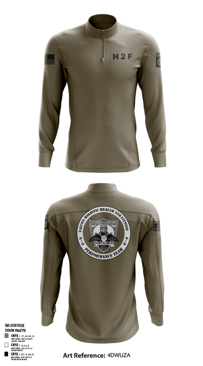 2BCT H2F 96509801 Quarter Zip Jacket - 10