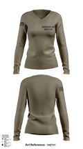 504th BDE S2 SSO Team 19347598 Women's Long Sleeve V-neck Shirt - 117