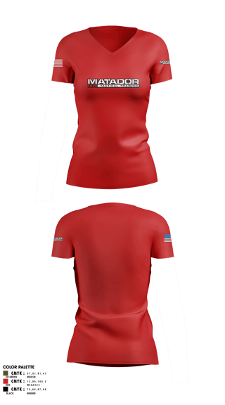 Women's Short Sleeve Vneck Shirt, Matador Tactical, , Teamtime, Team time, sublimation, custom sports apparel, team uniforms, spirit wear, spiritwear, sports uniforms, custom shirts, team store, custom team store, fundraiser sports, apparel fundraiser