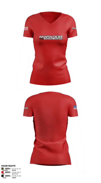 undefined Women's Short Sleeve V-neck Shirt - 6