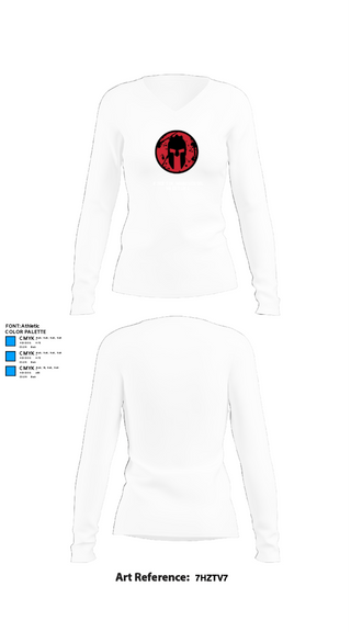Womens Long Sleeve Vneck Shirt, Riverton Middle School Wrestling, Wrestling, Teamtime, Team time, sublimation, custom sports apparel, team uniforms, spirit wear, spiritwear, sports uniforms, custom shirts, team store, custom team store, fundraiser sports, apparel fundraiser