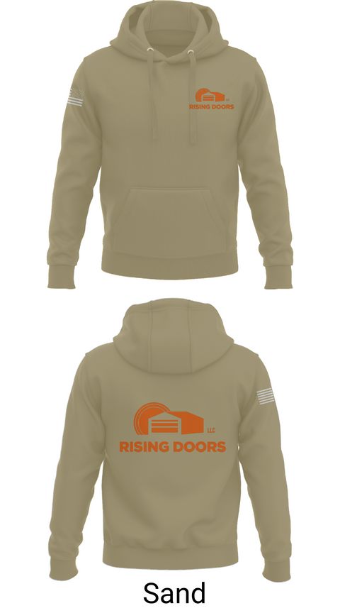 Hoodie, Rising Doors, Army, Teamtime, Team time, sublimation, custom sports apparel, team uniforms, spirit wear, spiritwear, sports uniforms, custom shirts, team store, custom team store, fundraiser sports, apparel fundraiser