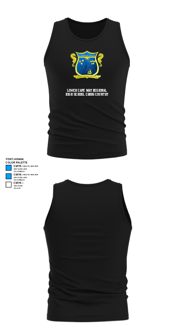 Tank Top, Lower Cape May Regional High School Cross Country, Cross Country, Teamtime, Team time, sublimation, custom sports apparel, team uniforms, spirit wear, spiritwear, sports uniforms, custom shirts, team store, custom team store, fundraiser sports, apparel fundraiser