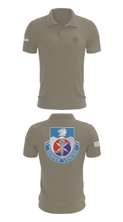 312TH MI BN, CHARLIE DETACHMENT 54805661 Short Sleeve Performance Polo - 67
