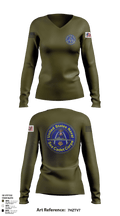 Battleship misssouri 47283625 Women's Long Sleeve V-neck Shirt - 135