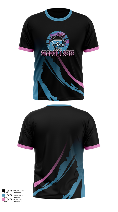 Short Sleeve Performance Shirt, SearchNSeize, Swimming, Teamtime, Team time, sublimation, custom sports apparel, team uniforms, spirit wear, spiritwear, sports uniforms, custom shirts, team store, custom team store, fundraiser sports, apparel fundraiser