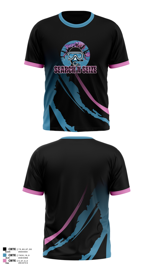Short Sleeve Performance Shirt, SearchNSeize, Swimming, Teamtime, Team time, sublimation, custom sports apparel, team uniforms, spirit wear, spiritwear, sports uniforms, custom shirts, team store, custom team store, fundraiser sports, apparel fundraiser