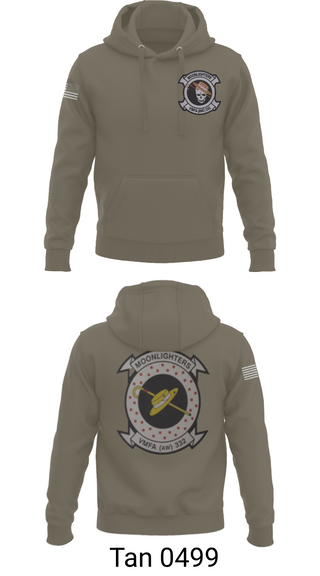 Hoodie, VMFA-332 The Moonlighters, Marines, Teamtime, Team time, sublimation, custom sports apparel, team uniforms, spirit wear, spiritwear, sports uniforms, custom shirts, team store, custom team store, fundraiser sports, apparel fundraiser