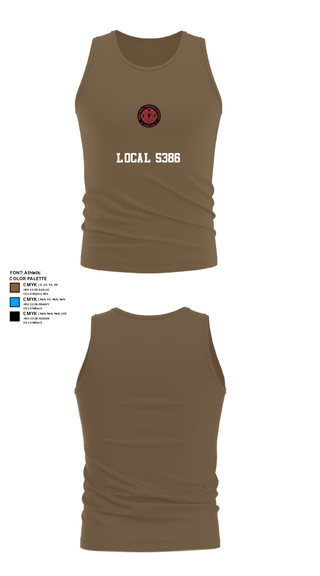 Tank Top, Local 5386, Fire Department, Teamtime, Team time, sublimation, custom sports apparel, team uniforms, spirit wear, spiritwear, sports uniforms, custom shirts, team store, custom team store, fundraiser sports, apparel fundraiser
