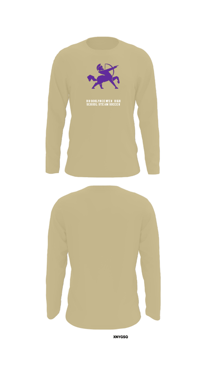 Brooklyn Center High School Steam Soccer 15263302 Long Sleeve Performance Shirt - 36